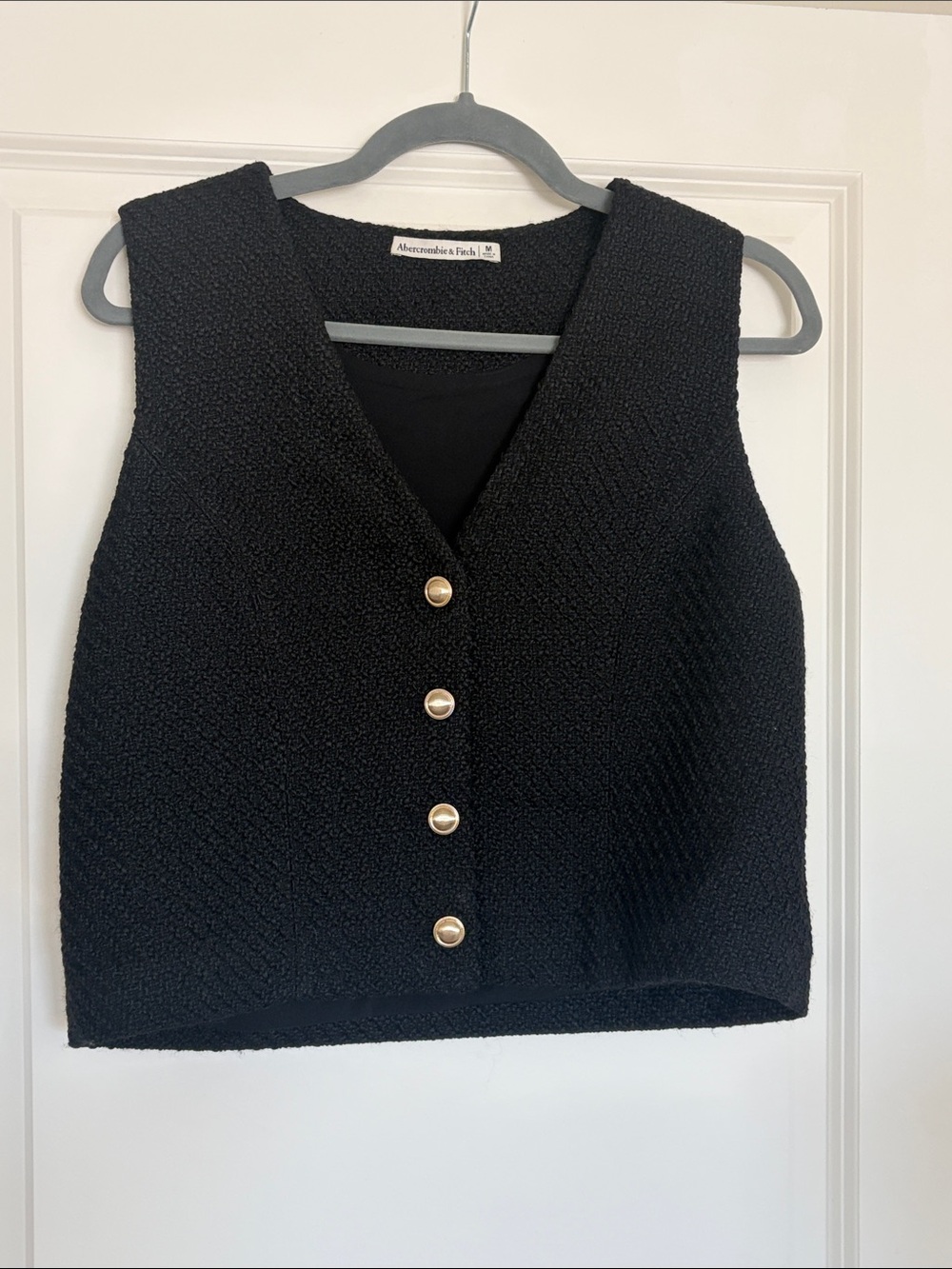 Tweed vest ⚫️